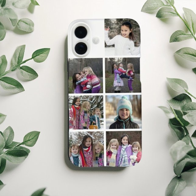 Personalized 7 Photo Collage iPhone Case (Creator Uploaded)