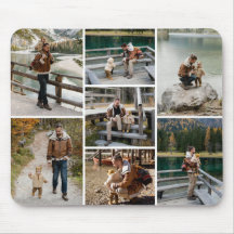 Personalized 7 Photo Mousepad