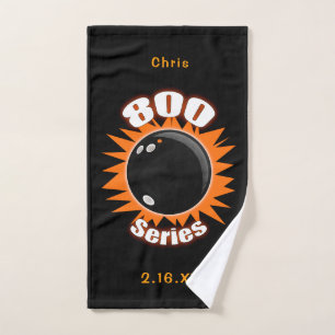 Personalized 800 Series with date & name, Bowling Hand Towel