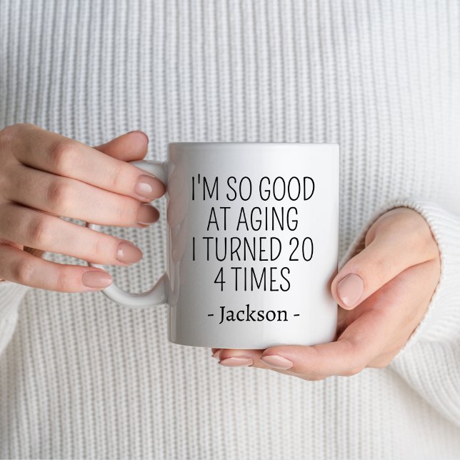 Personalized 80th Birthday Party Gift 80 year old Mug (Creator Uploaded)