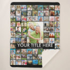 Personalized 81 Photo Collage Custom Colour