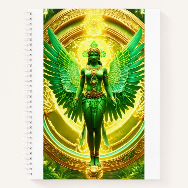 Personalized 8.5" x 11" Spiral Notebook – Custom C (Front)