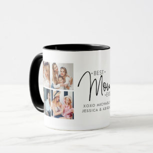Personalized 8-photo 'Best Mom Ever' Mug