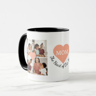 Personalized 8-Photo Collage Heartfelt Mom Message Mug