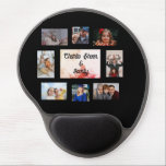 Personalized 8 Photo Collage Mousepad, Christmas Gel Mouse Pad<br><div class="desc">Custom Name, Monogram, Personalized 8 Photo collage Mouse Pad, Family Photo Mousepad Gift for grandparents, Gift for mom or dad for Father's Day or Mother's Day or ideal for your own personal use for holidays, Christmas and birthday. Premium computer accessories Christmas gift-idea. Upload Family Photos, design and order your own...</div>