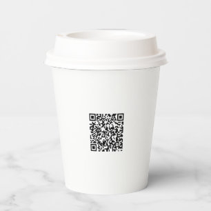 Personalized 8oz Paper Cup with Lid for Events
