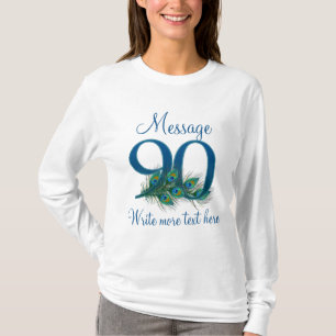 Personalized 90 classy 90th birthday anniversary T-Shirt