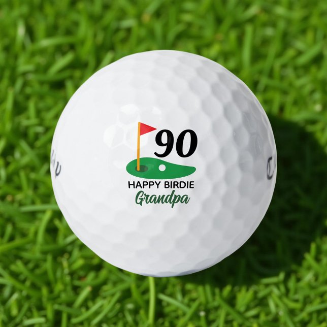 Personalized 90th Birthday Gift for Golfer Golf Balls (Creator Uploaded)