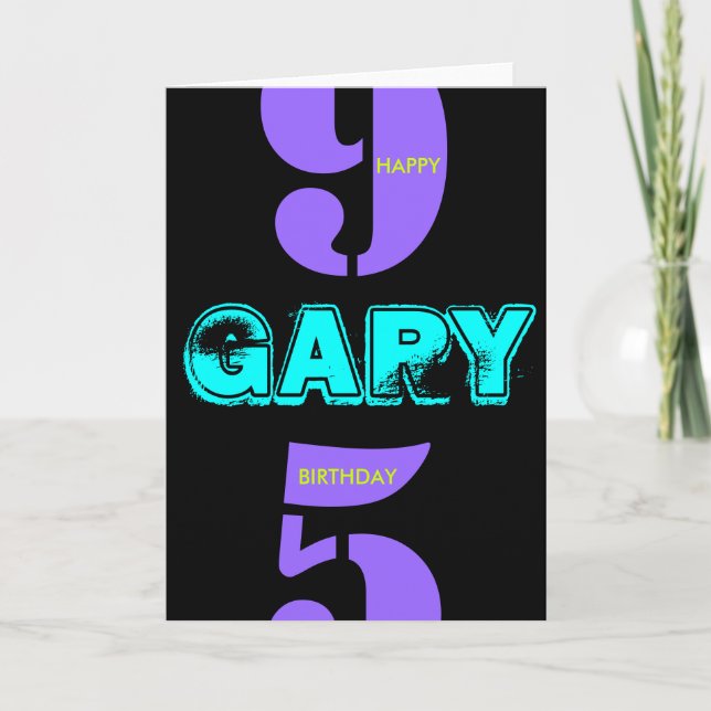 Personalized 95th Birthday POP Greeting Card (Front)