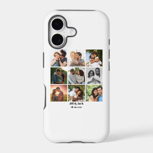 Personalized 9 Photo Collage Template for Couples