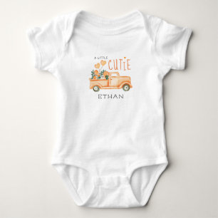 Personalized A Little Cutie Baby Bodysuit