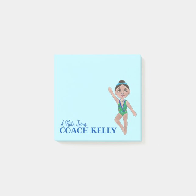 Personalized A Note From Synchro Swim Coach (Front)