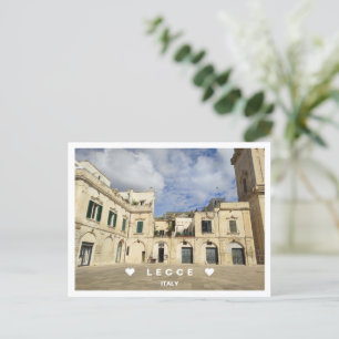 Personalized, a view of Lecce , Puglia, Italy Post Postcard