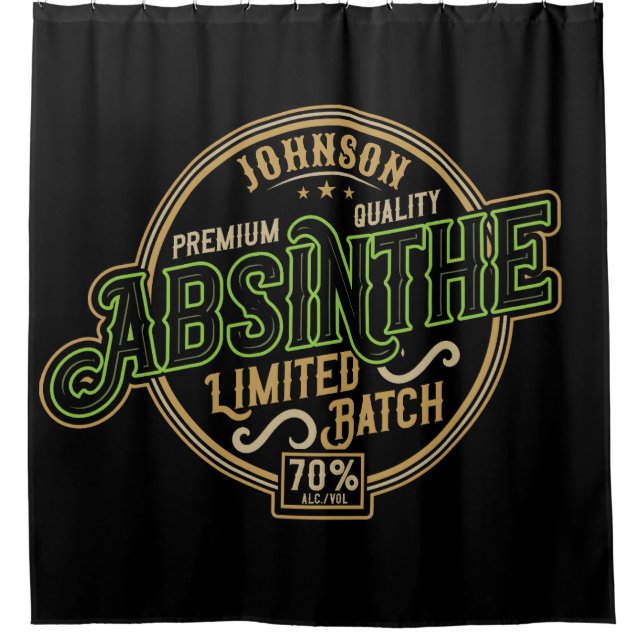 Personalized Absinthe Herbal Spirit Liquor Label (Front)