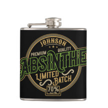 Personalized Absinthe Herbal Spirit Liquor Label