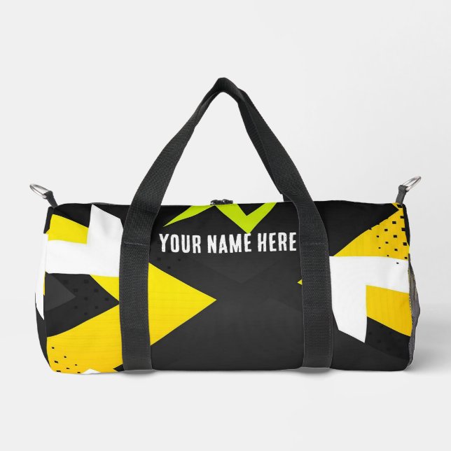Personalized Abstract Duffle Bag (Front)