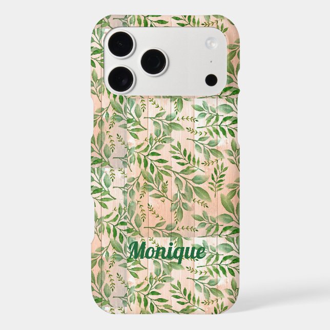 Personalized Abstract Greenery (Back)