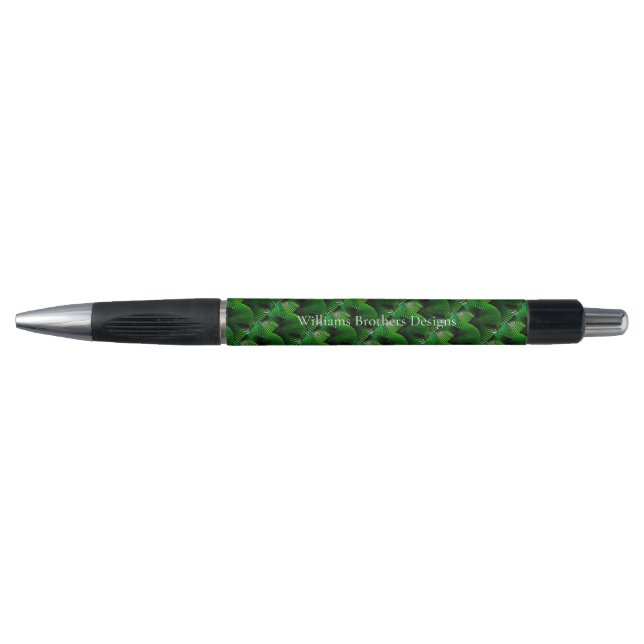 Personalized Abstract Jungle Leaf Fan Palm Design  Pen (Front)