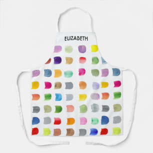 Personalized Abstract Pattern Apron