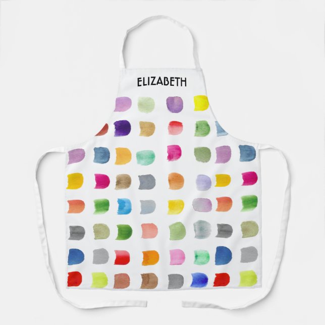 Personalized Abstract Pattern Apron (Front)