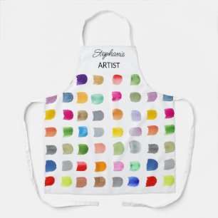 Personalized Abstract Pattern Artist's Apron