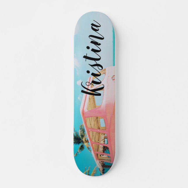 Personalized Abstract Skateboard (Front)