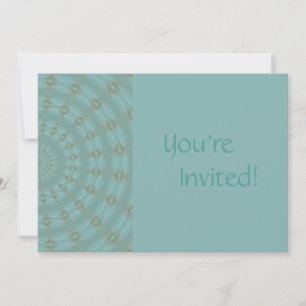Personalized Abstract Spiral 30th Birthday Party Invitation