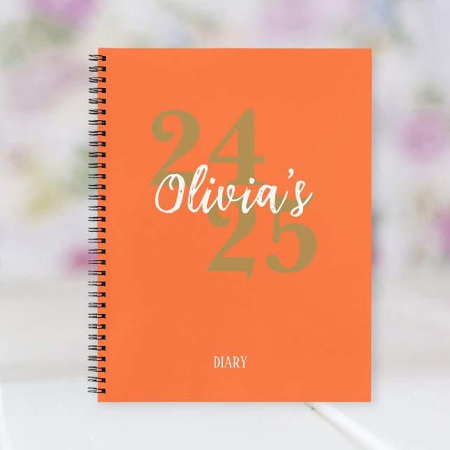 Personalized Academic Diary 2024-2025 Notebook (Creator Uploaded)