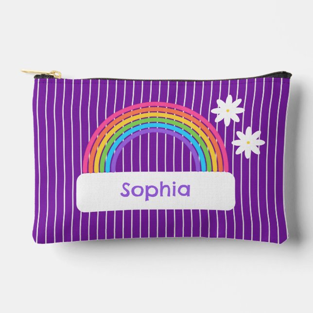 Personalized Accessory Pouch with Custom Name (Front)