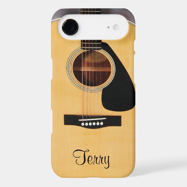 Personalized Acoustic Guitar  iPhone 6 Plus Case (Back)