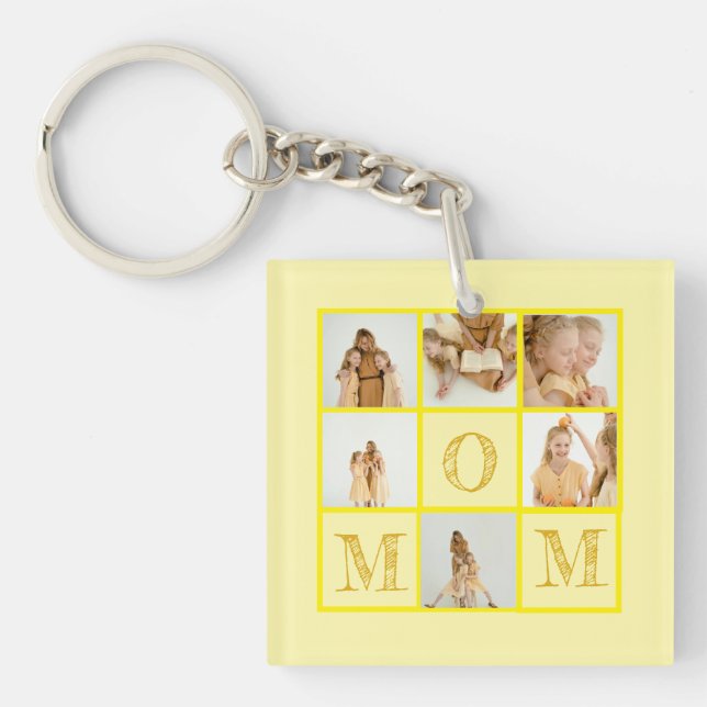 Personalized Acrylic Keychain – Custom Photo (Front)