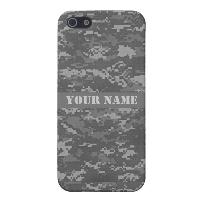 Personalized ACU Digital Camouflage iPhone 5C Case Case For iPhone 5/5S (Back)