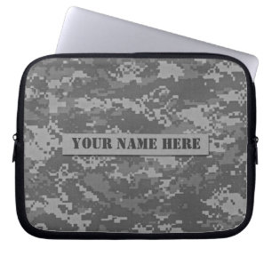 Personalized ACU Digital Camouflage Laptop Sleeve