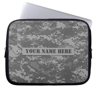 Personalized ACU Digital Camouflage Laptop Sleeve