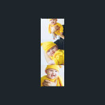 Personalized Add 3 Photographs Custom Made Canvas Print<br><div class="desc">Create a Custom Photo Collage unique customized personalized 3 Photo Collage wall art from Ricaso</div>