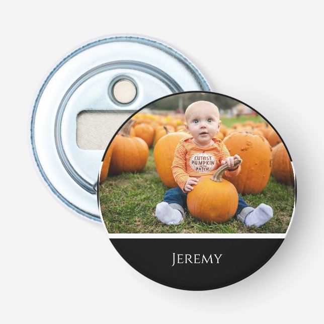 Personalized Add-an-Image Magnet Bottle Opener (Front)