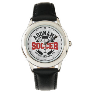 Personalized ADD NAME Soccer Player Team Tie-Dye Watch