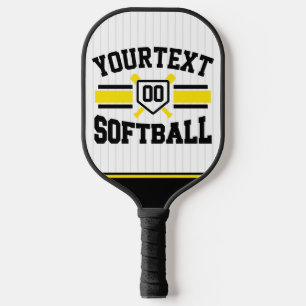 Personalized ADD NAME Softball Player Varsity Team Pickleball Paddle