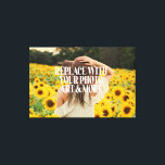 Personalized Add Photograph Art Custom Made Canvas Print<br><div class="desc">Create a Custom Photo unique customized personalized wall art from Ricaso</div>