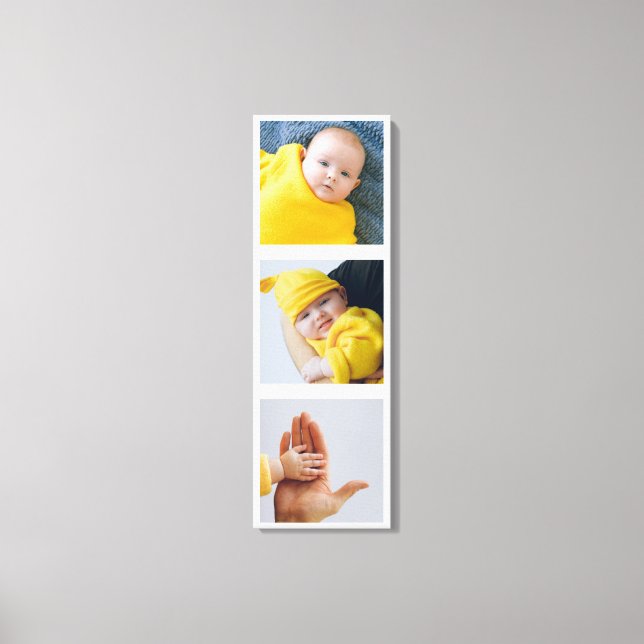 Personalized Add  Photographs Custom Made Canvas Print (Front)