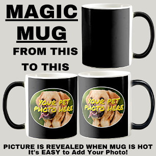 Personalized - Add Your Dog Photo Here - Morphing Magic Mug