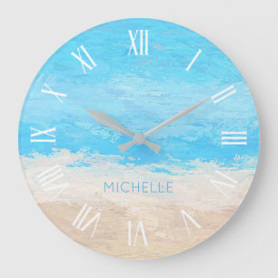 Personalized Add Your Own Name   Wall Clock