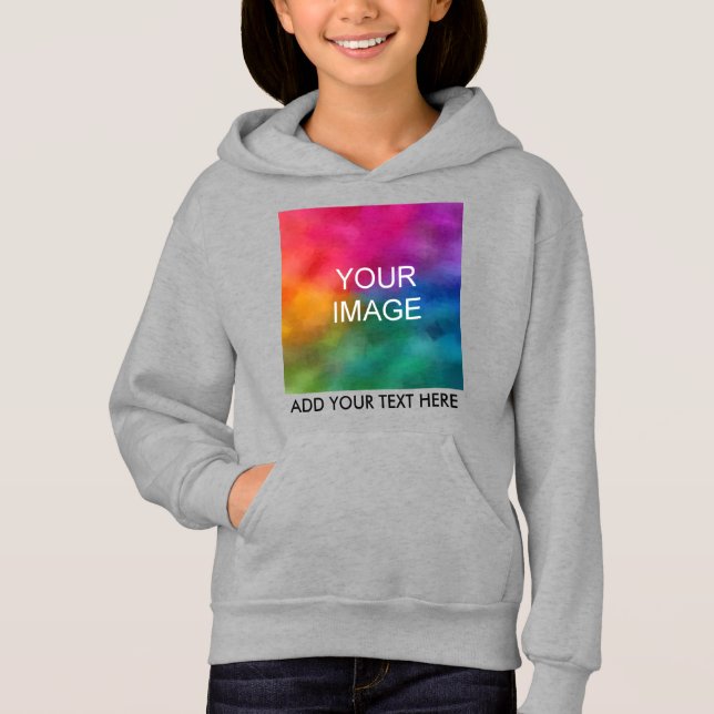 Personalized Add Your Photo Text Template Girls (Front)