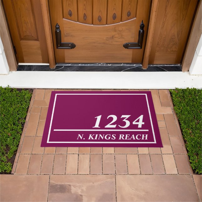 Personalized Address Doormat (Outdoor)