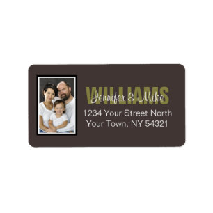 Personalized Address Label With Photo