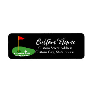 Personalized Address Labels, Custom Golf