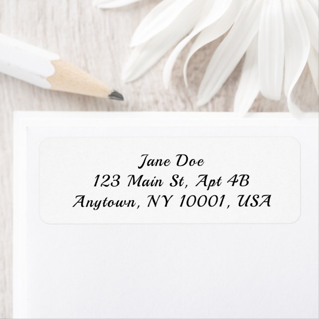 Personalized Address Labels Custom Name Stickers (En situation)