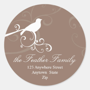 PERSONALIZED ADDRESS LABELS :: whimsicalbird 1