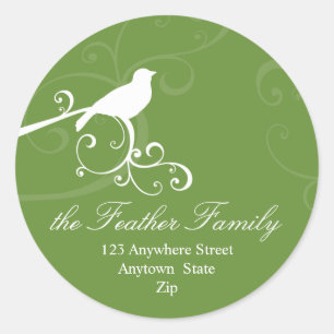PERSONALIZED ADDRESS LABELS :: whimsicalbird 2