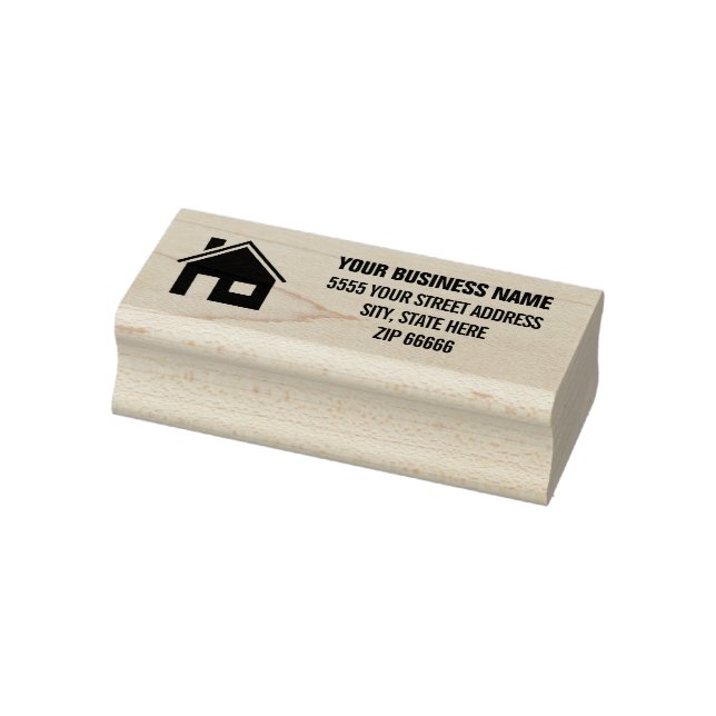 Personalized Address Rubber Stamp Template (Stamp)